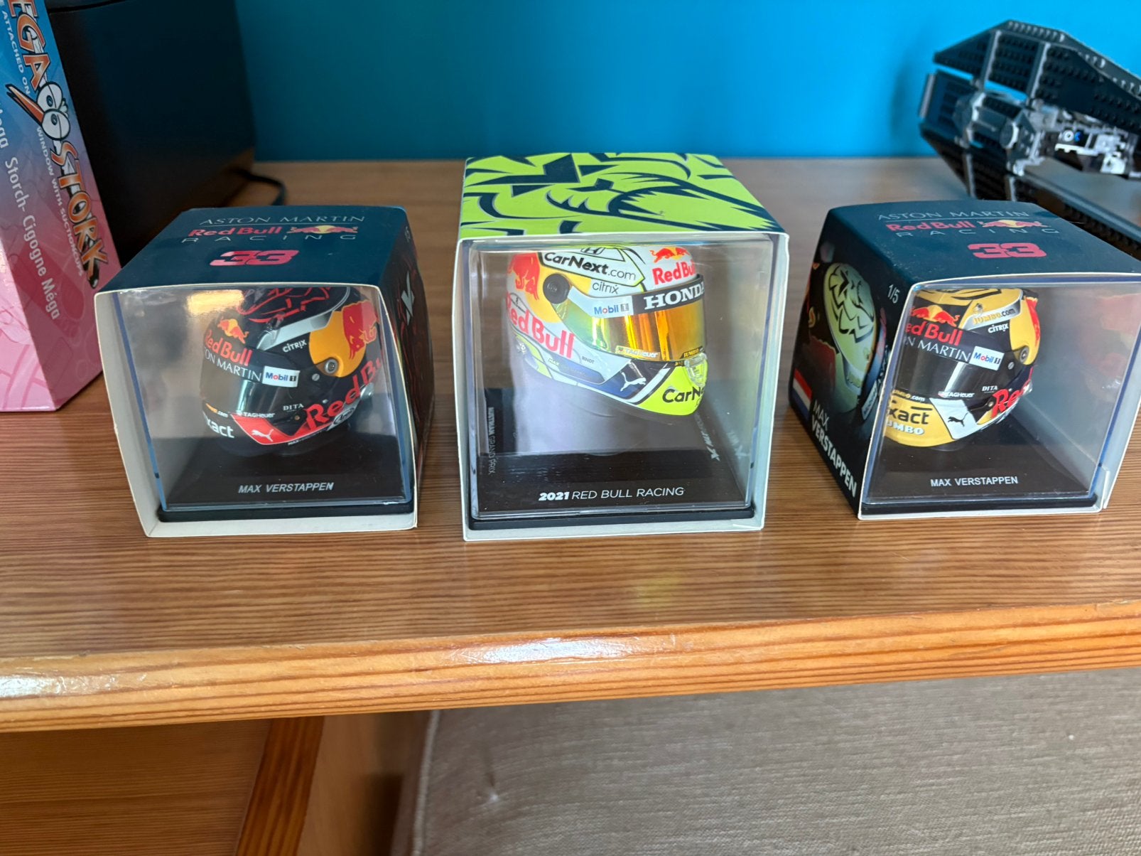 Max verstappen mini helmen, Enlèvement, Comme neuf