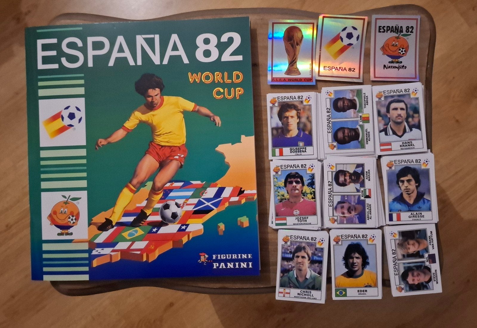 Panini copy complete set espana 82 aandachtsexemplaar voetba, Ophalen of Verzenden