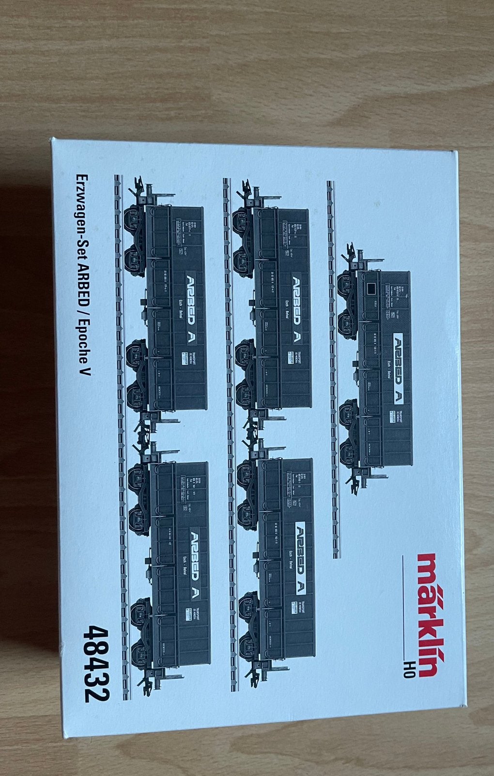 Märklin 48432 — Erzwagen-set ARBED, pocket V,, Hobby en Vrije tijd, Modeltreinen | Overige schalen, Treinset, Gelijkstroom, Ophalen of Verzenden