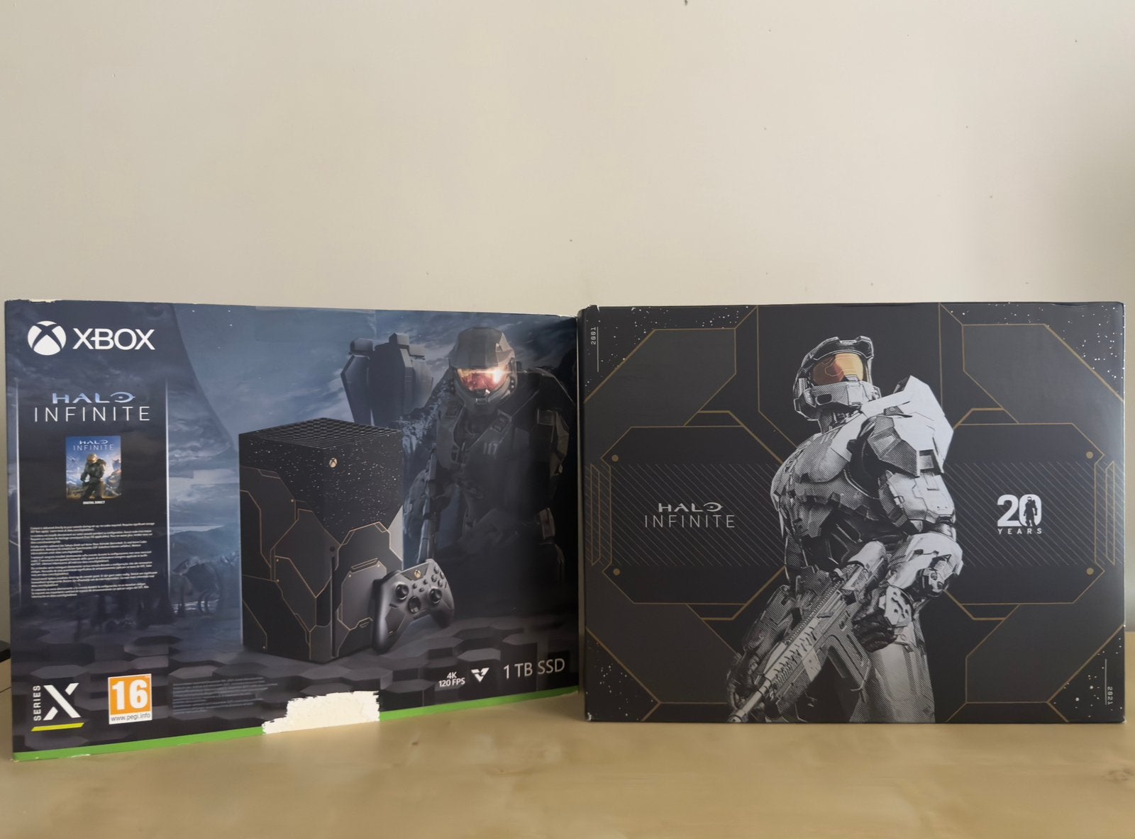 Xbox Series X Halo Infinite Limited Edition 1TB, Games en Spelcomputers, Ophalen, Zo goed als nieuw, Xbox Series X