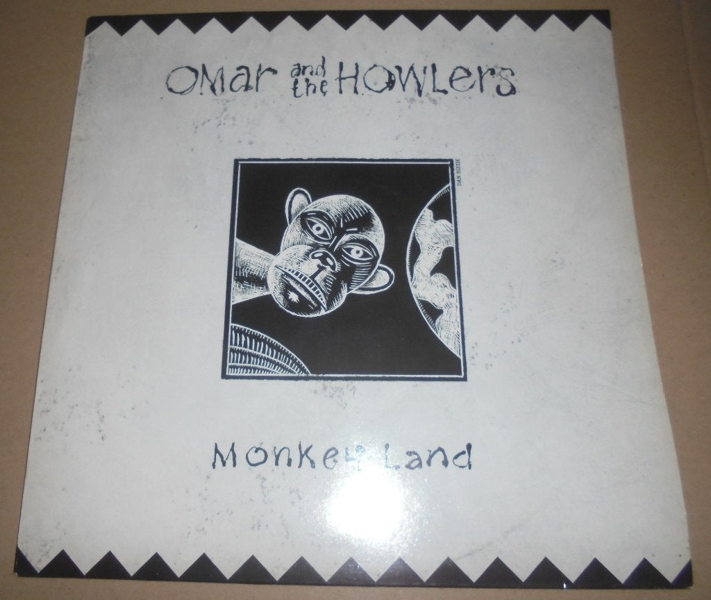 OMAR AND THE HOWLERS - MONKEY LAND - LP - 1990 - EUR & UK -, Cd's en Dvd's, LP, Gebruikt, Blues Rock, Ophalen of Verzenden
