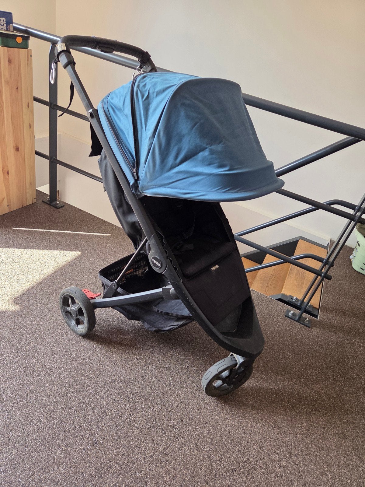 kinderwagen/buggy Thule spring, Ophalen, Gebruikt, Overige merken, Regenhoes