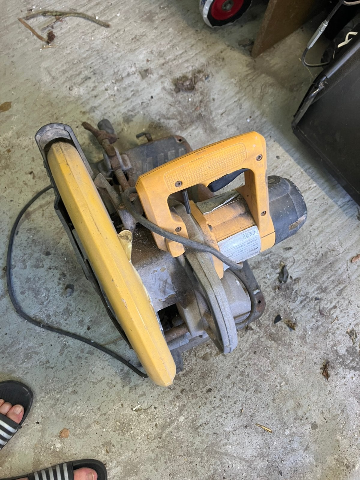 Zaagmachine, Doe-het-zelf en Bouw, Gereedschap | Zaagmachines, Ophalen, Gebruikt, Afkortzaag