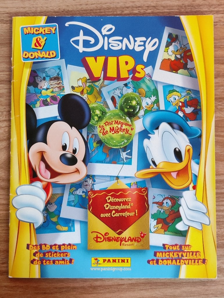 Panini Disney VIPs 2009 complet, Collections, Enlèvement ou Envoi, Utilisé, Bande dessinée ou Dessin animé