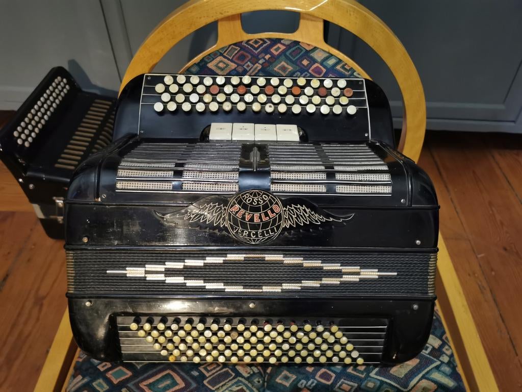 Antieke Italiaanse accordeon, Muziek en Instrumenten, Ophalen of Verzenden
