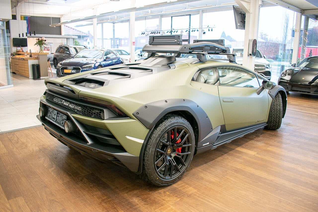 Lamborghini Huracán STERRATO VERDE TURBINE, SENSONUM, 5.2l, Autos, 0 kg, Achat, Entreprise, 2 places