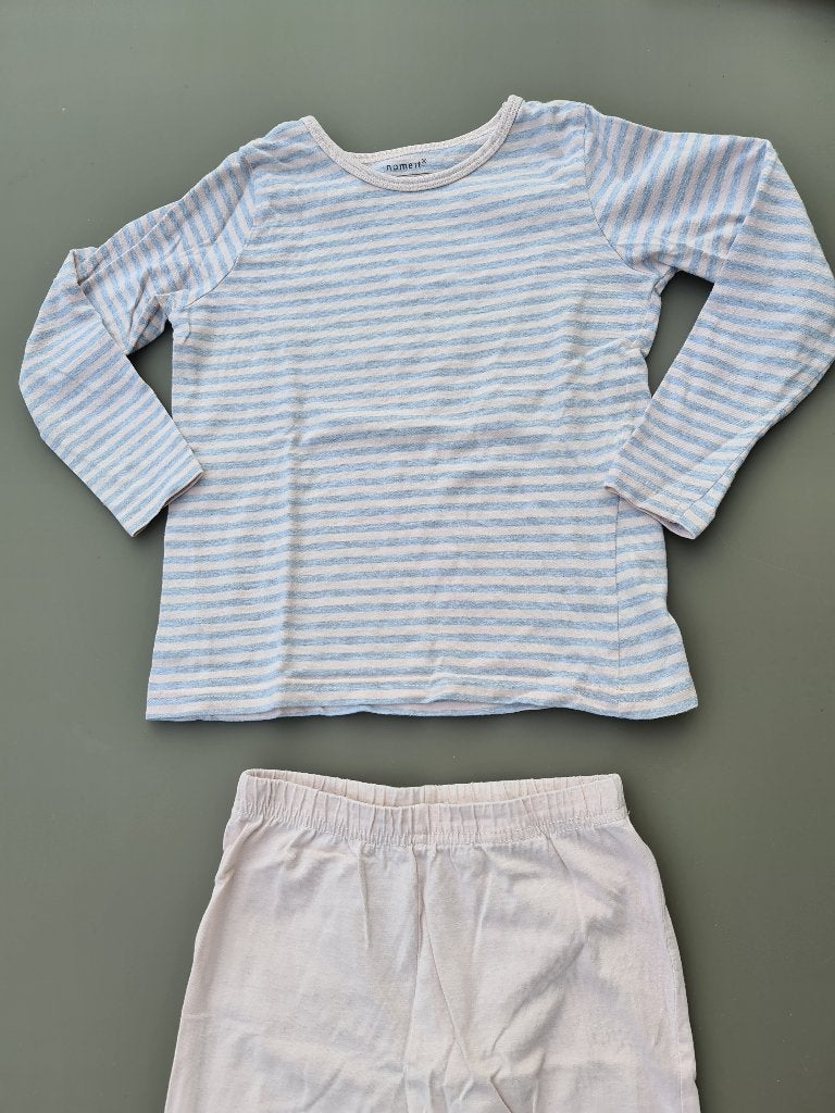 roze-grijze pyjama, Name It, 116, Kinderen en Baby's, Kinderkleding | Maat 116, Ophalen, Zo goed als nieuw