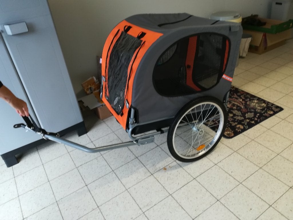 Hondenkar groot, Remorque pour chien, 20 à 40 kg, Comme neuf, Enlèvement