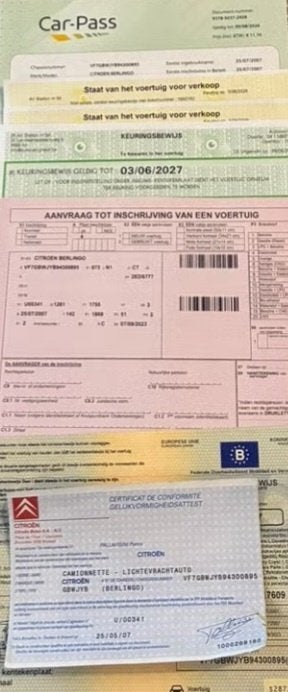 CITROËN BERLINGO1.9D/2007/PRÊT À IMMATRICULER !, Autos, Citroën, Particulier, Berlingo, ABS, Airbags, Air conditionné, Ordinateur de bord
