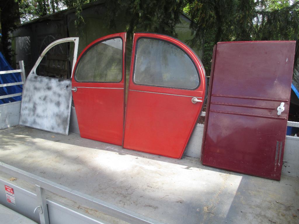 portes Citroën 2cv, Citroën, Arrière, Enlèvement, Utilisé