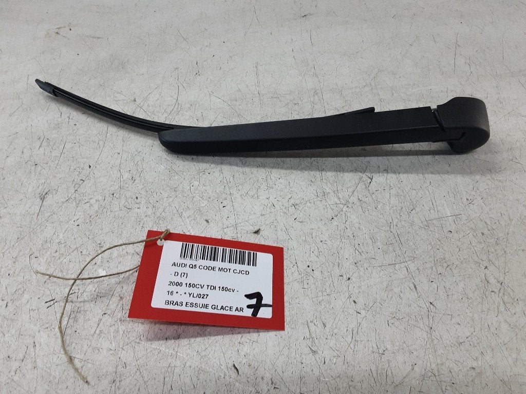 RUITENWISSERARM ACHTER Audi Q5 (8RB) (8R0955407), Gebruikt, Mevr. I. Hauben, Audi, Rue de l'Espoir 34 34
4030  GRIVEGNÉE, BE
