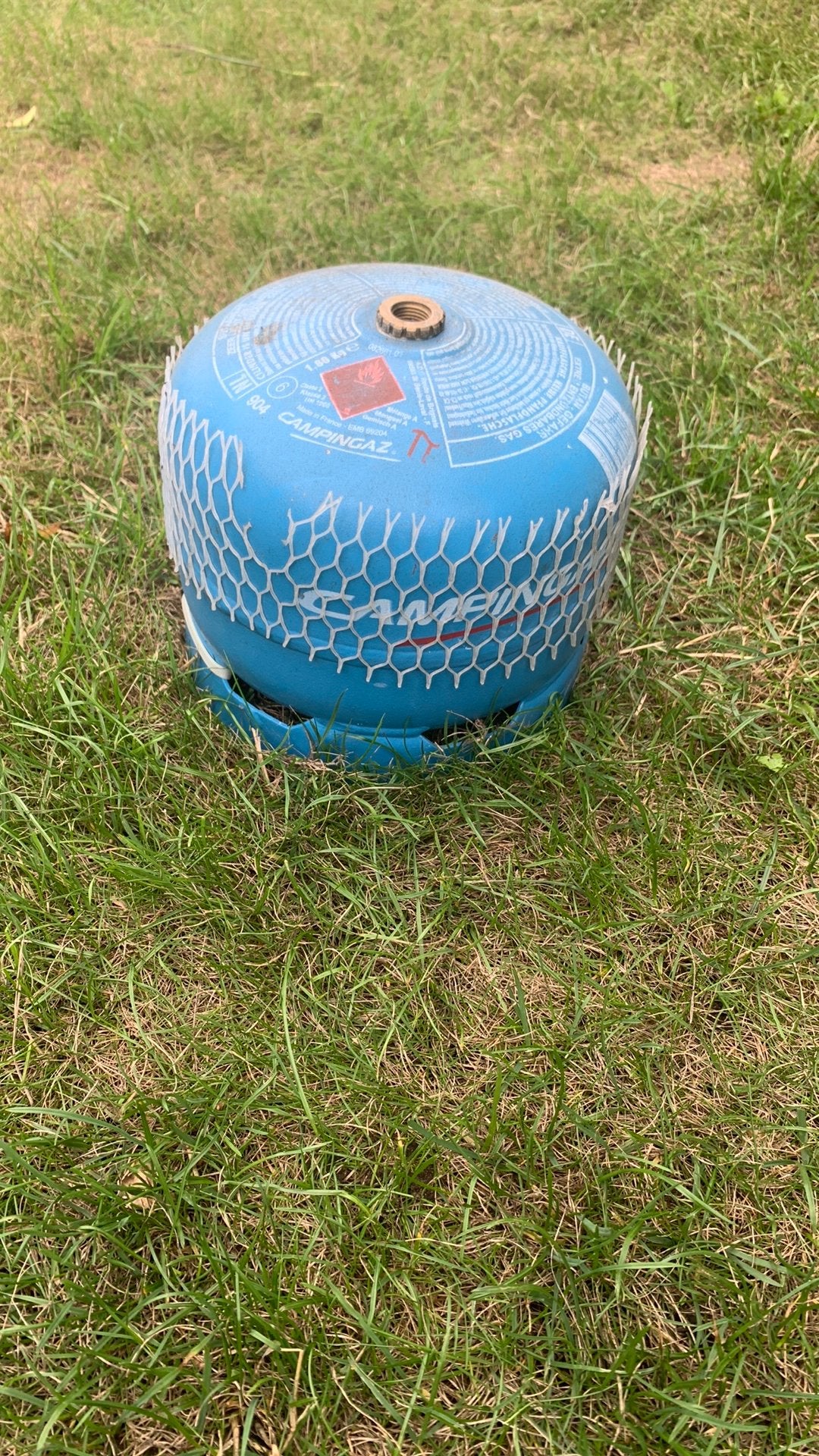 Gasfles voor camping, Enlèvement, Utilisé
