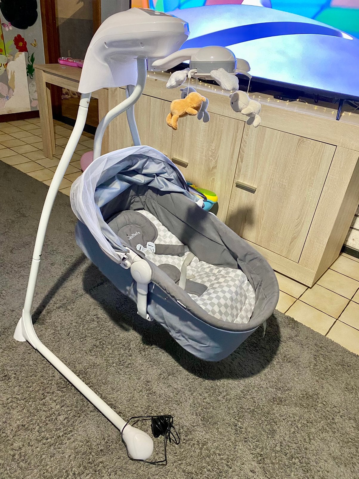 Wipstoel / babyschommel/ babybedje, Enlèvement, Comme neuf, Chaise rebondissante