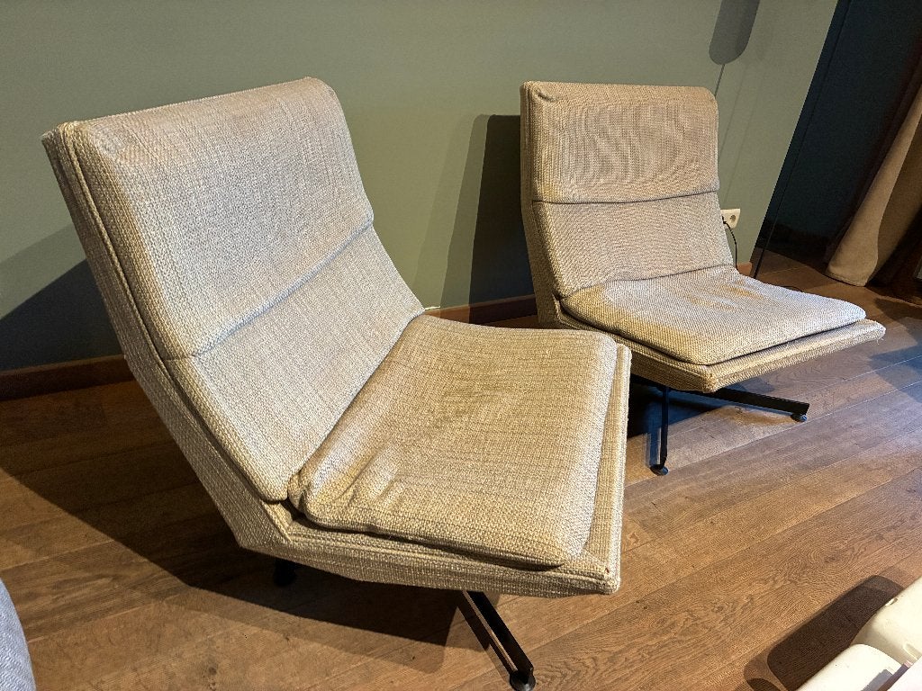 Rare Lounge Chair by Georges Van Rijck for Beaufort, 1960s, Ophalen, Gebruikt, Lounge