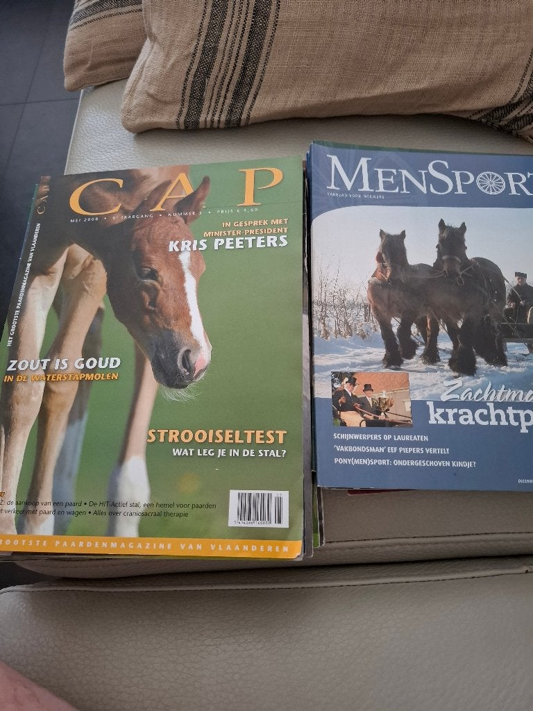 gratis oude  tijdschriften CAP en MENNEN, Dieren en Toebehoren, Ophalen, Zo goed als nieuw