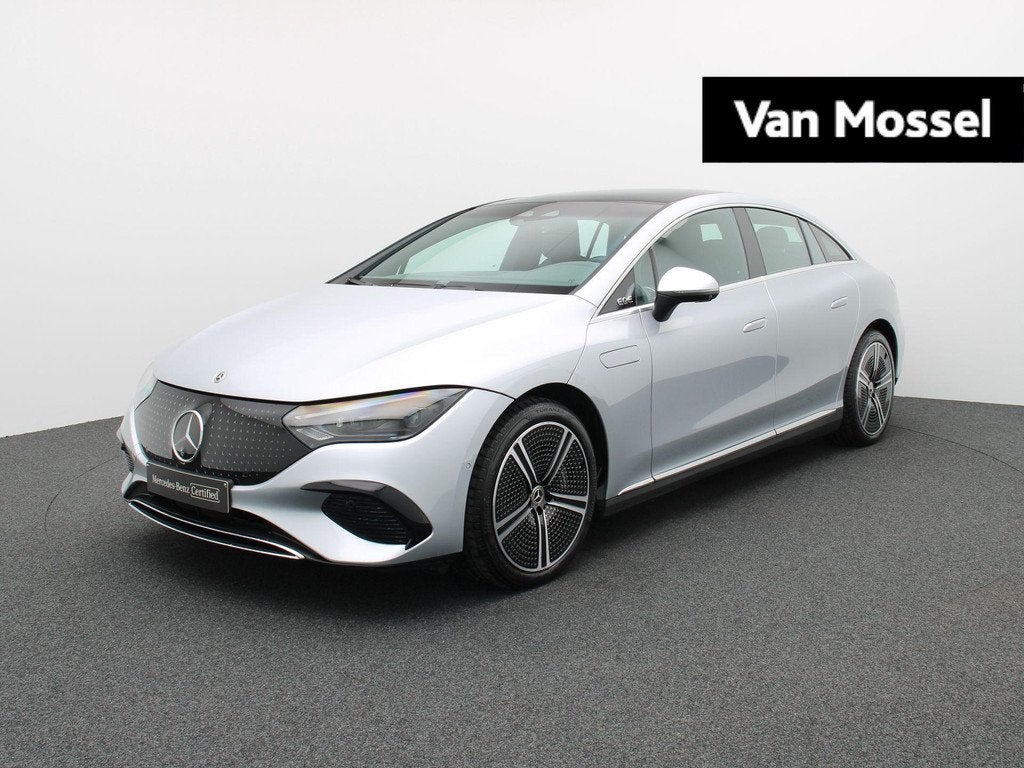 Mercedes-Benz EQE 350 4MATIC Luxury Line + LEDER + BURMESTER, Auto's, Mercedes-Benz, Automaat, Automatische klimaatregeling, 96 kWh