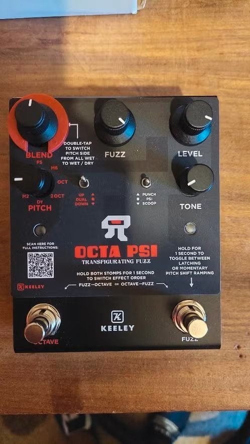 Keeley Octa Psi-Transfigurating Fuzz, Muziek en Instrumenten, Effecten, Ophalen, Zo goed als nieuw, Distortion, Overdrive of Fuzz