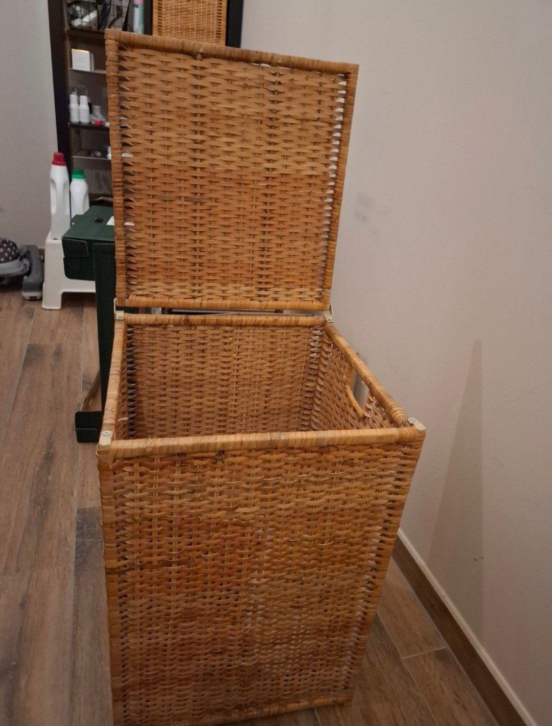 Rieten mand/doos ikea, Enlèvement, Panier