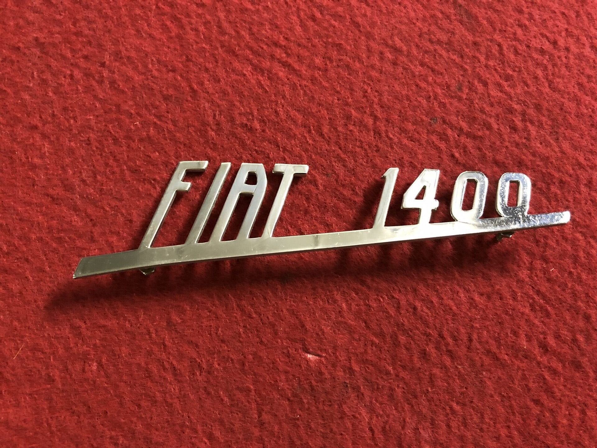 Fiat 1400” kofferbakembleem, Autos : Pièces & Accessoires, -, Utilisé, -, -