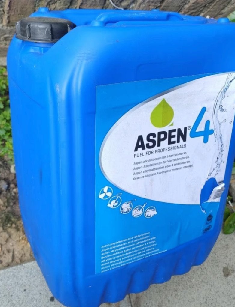 Aspen 4  alkylaatbenzine 20l, Tuin en Terras, Ophalen