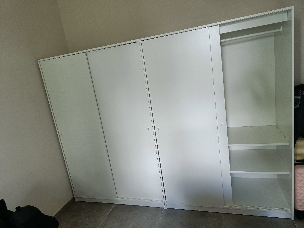 2x Ikea Kleppstad kleerkast te koop, Huis en Inrichting, Kasten | Kleerkasten, Ophalen, Met deur(en), 100 tot 150 cm, Zo goed als nieuw
