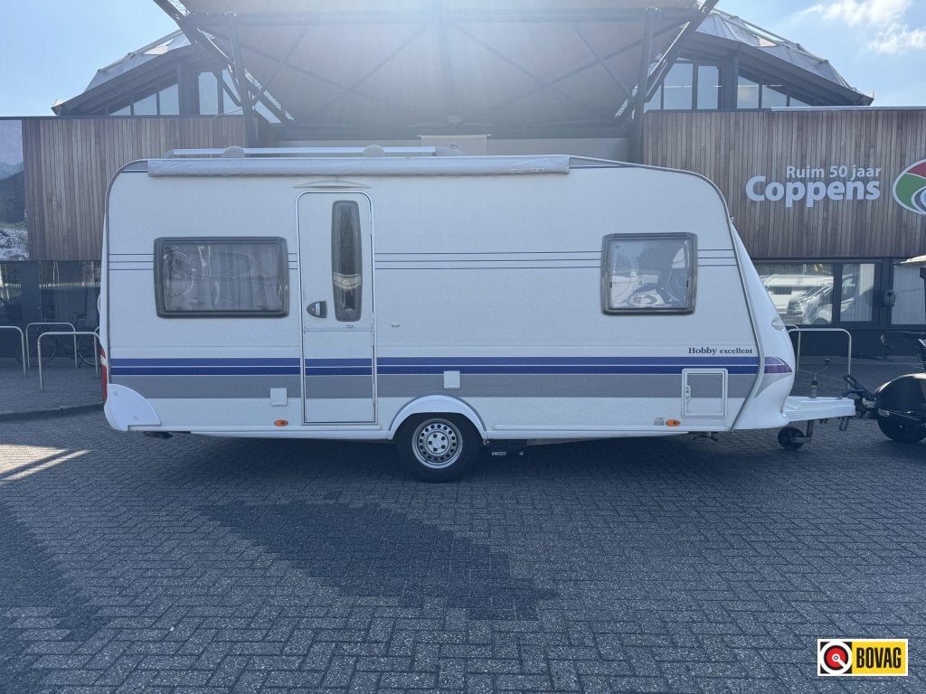Hobby Excellent 2007 MOVER + LUIFEL!, Caravans en Kamperen, Rondzit, Hobby, Lengtebed, 4 tot 5 meter