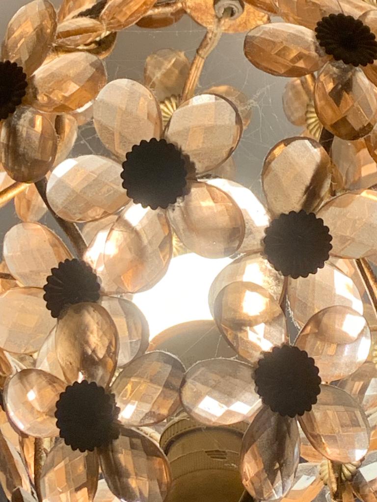 Lampadaire année 1960-1970. Fabrication italienne., Ophalen, Gebruikt, Vintage, Glas