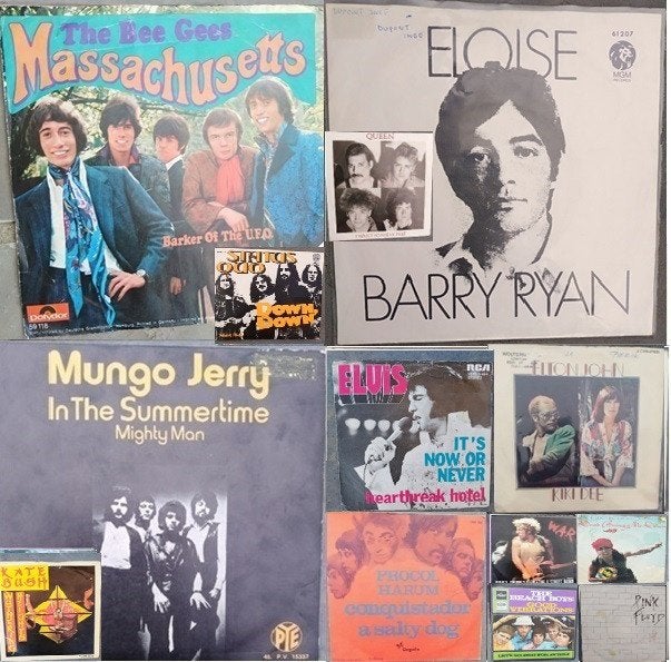"Collectie POPSINGLES"! (beschrijving lezen!), Enlèvement ou Envoi, Utilisé, 7 inch, Pop
