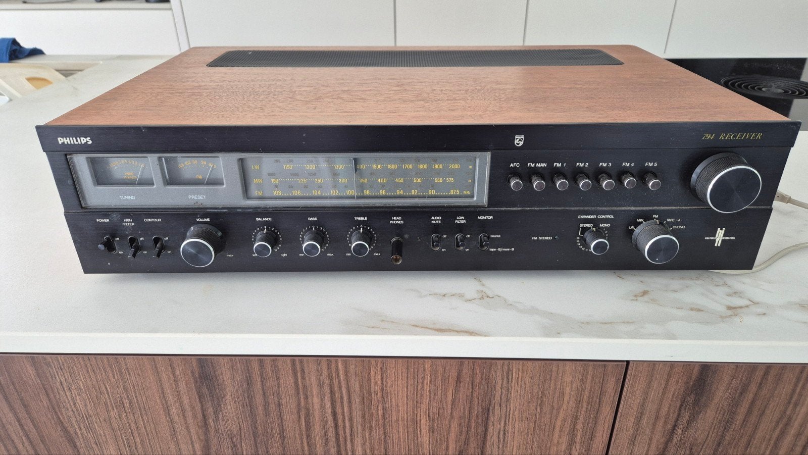 Philips 794 receiver vintage., Antiquités & Art, Antiquités | TV & Hi-Fi, Enlèvement ou Envoi