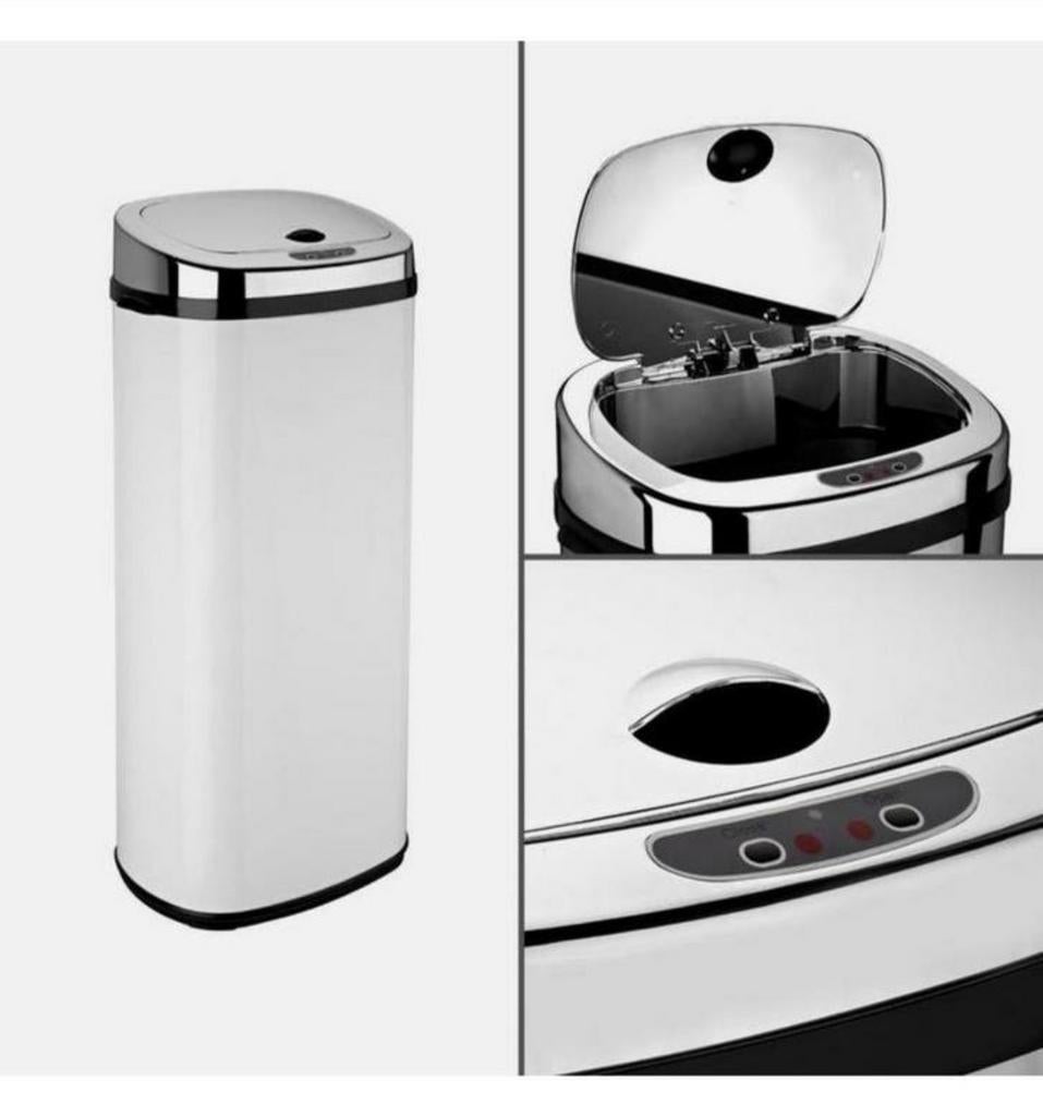 Dihl 30L Witte SENSOR Keuken Afvalbak Automatisch prullenbak, Kunststof, 50 tot 75 cm, Nieuw, Ophalen of Verzenden