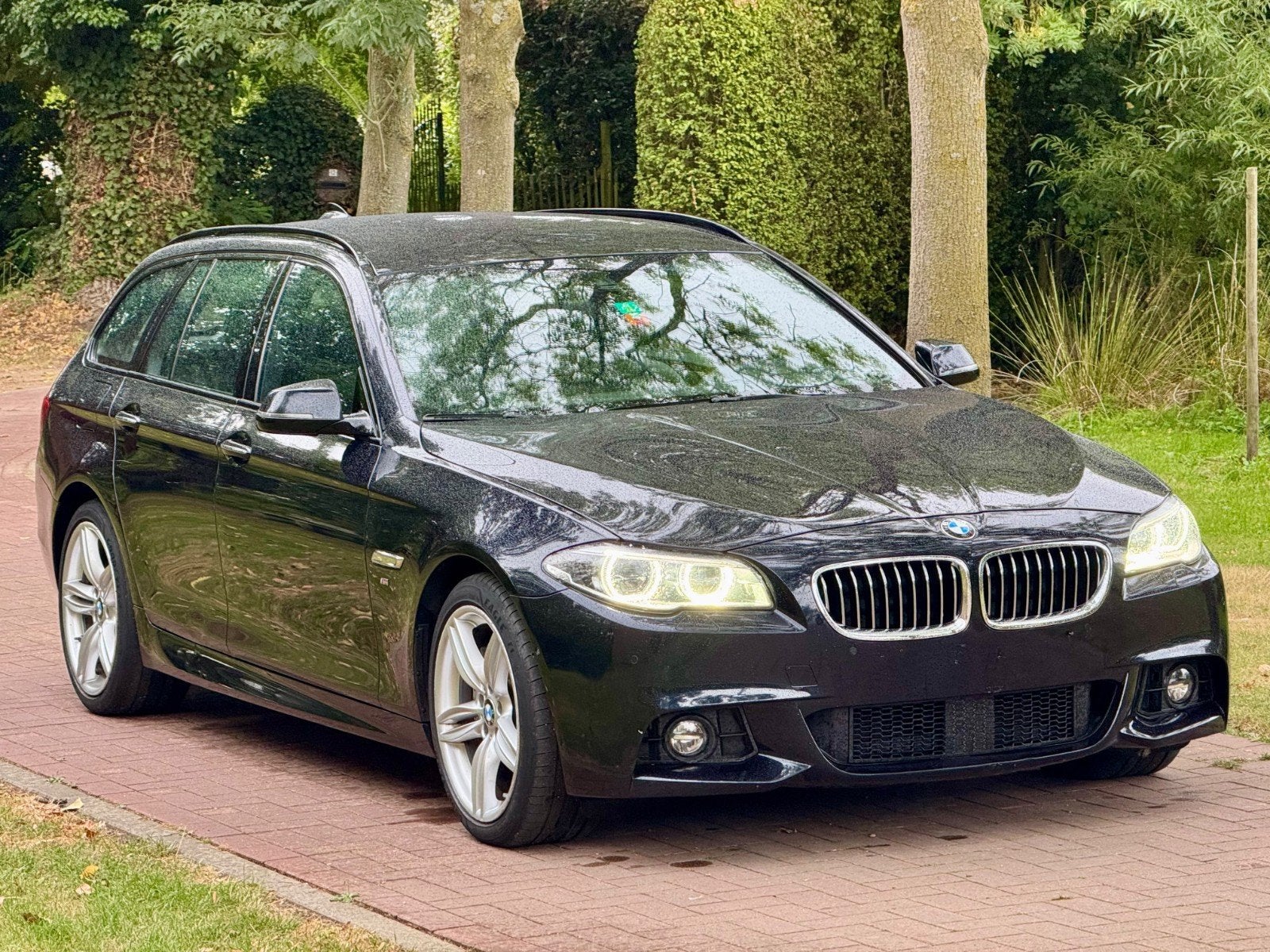 bmw 530d M pakket  xDrive, Auto's, Automaat, Zwart, Leder, Bedrijf