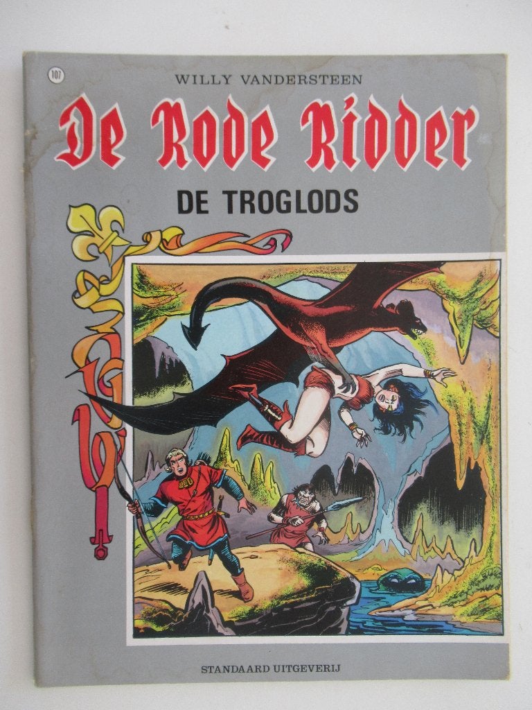 de rode ridder...nr.107...de troglods............1st, Ophalen of Verzenden, Gelezen
