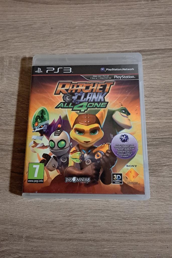 Ratchet & Clank: All 4 One - PS3, Games en Spelcomputers, Games | Sony PlayStation 3, Zo goed als nieuw, Avontuur en Actie, 1 speler