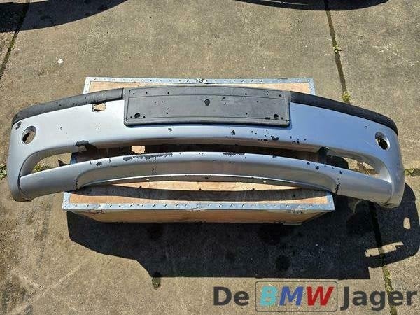 Voorbumper grijs BMW 3-serie E46 facelift 51110030351, Auto-onderdelen, Gebruikt, Voor, Ophalen of Verzenden, Bumper