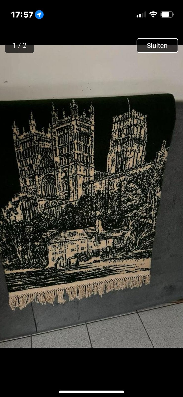 Wandtapijt, Durham kathedraal( Engeland), Maison & Meubles, Accessoires pour la Maison | Décorations murale, Enlèvement ou Envoi