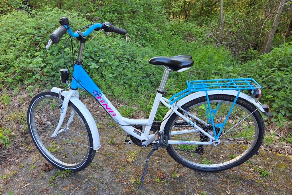 Meisjesfiets bnb 22-24 inch (8-12jaar), Fietsen en Brommers, Ophalen, 24 inch, Velgrem, Versnellingen