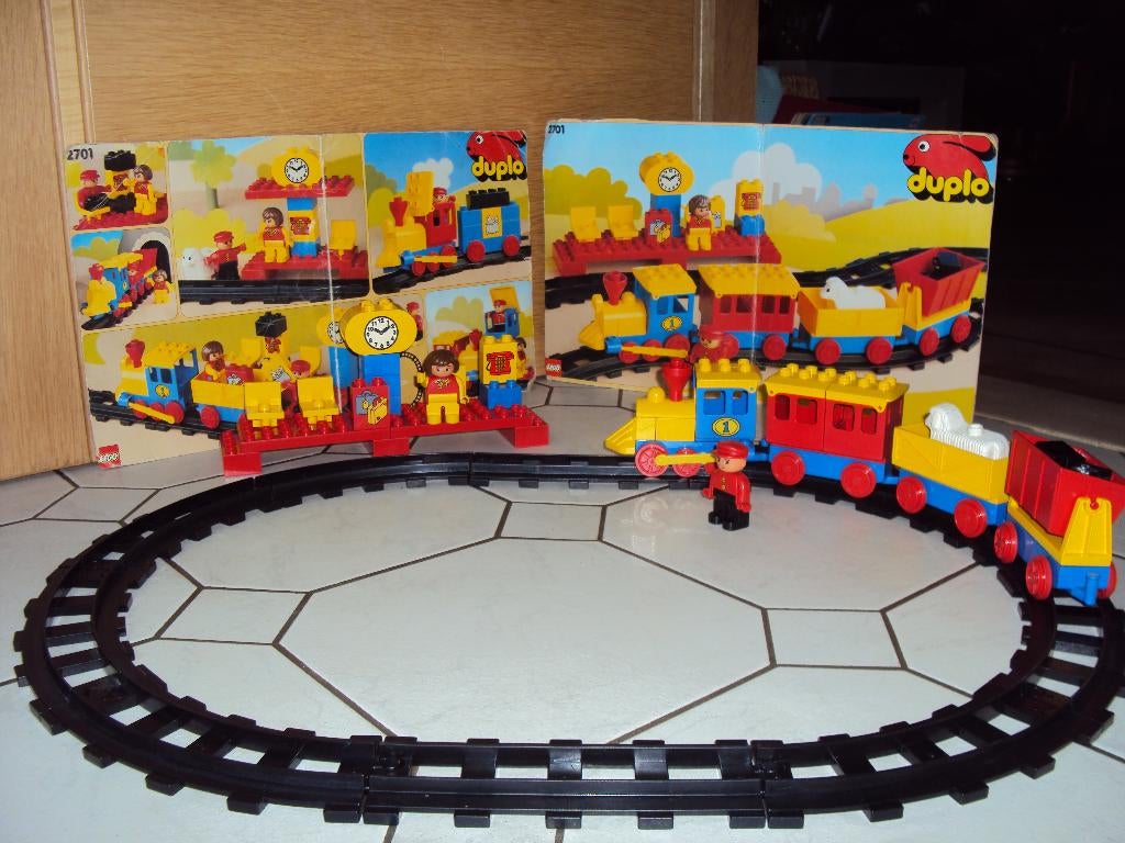 duplo 2701, Treinset* VOLLEDIG*VINTAGE* Uitgave 1988, Kinderen en Baby's, Speelgoed | Duplo en Lego, Ophalen of Verzenden, Duplo