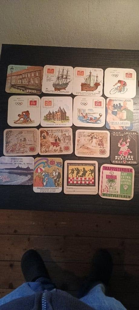 Superbe collection de 108 sous-bocks Stella Artois et autre, Enlèvement ou Envoi, Comme neuf, Sous-bock, Stella Artois