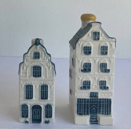 Lot KLM-huisjes: nrs. 21-28-35-37-39-41-47-48-49-59-66-71-79, Verzamelen, Ophalen, Zo goed als nieuw, Schaalmodel