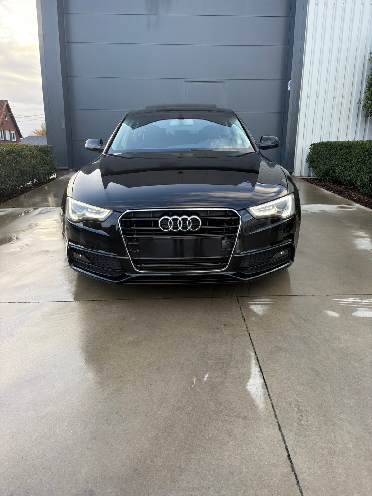Audi A5 1.8 S.line benzine automaat 2016, Automaat, Euro 6, Zwart, Bedrijf