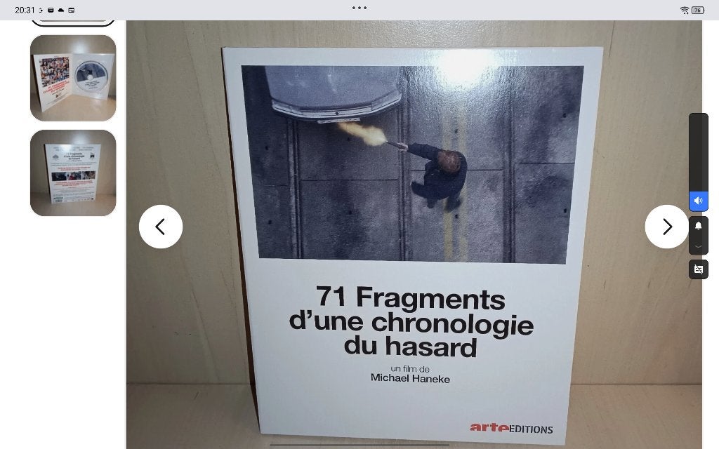 71 Fragments d'une chronologie du hasard Haneke Blu-ray neuf, CD & DVD, Blu-ray, Enlèvement ou Envoi, Allemand, Blu-ray, Audio