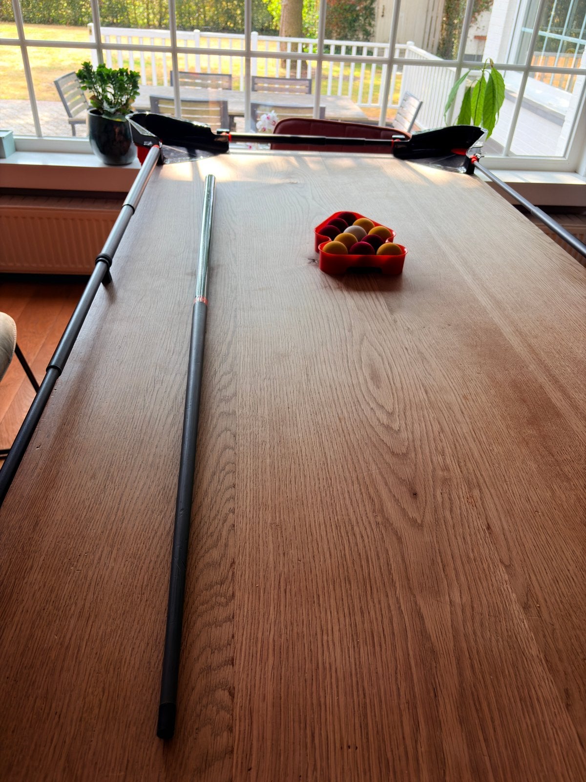 Opstelbare pooltafel, Ophalen, Zo goed als nieuw, Pooltafel