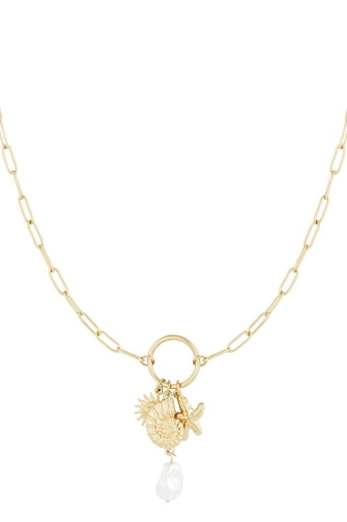 coral coast ketting, Handtassen en Accessoires, Ophalen of Verzenden, Nieuw, Blauw, Verstelbaar