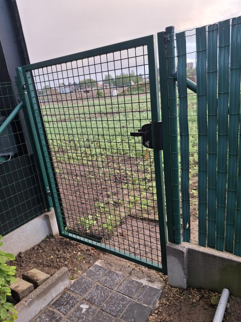 Portail de jardin en fer vert, Comme neuf, Enlèvement, Fer, Porte du jardin