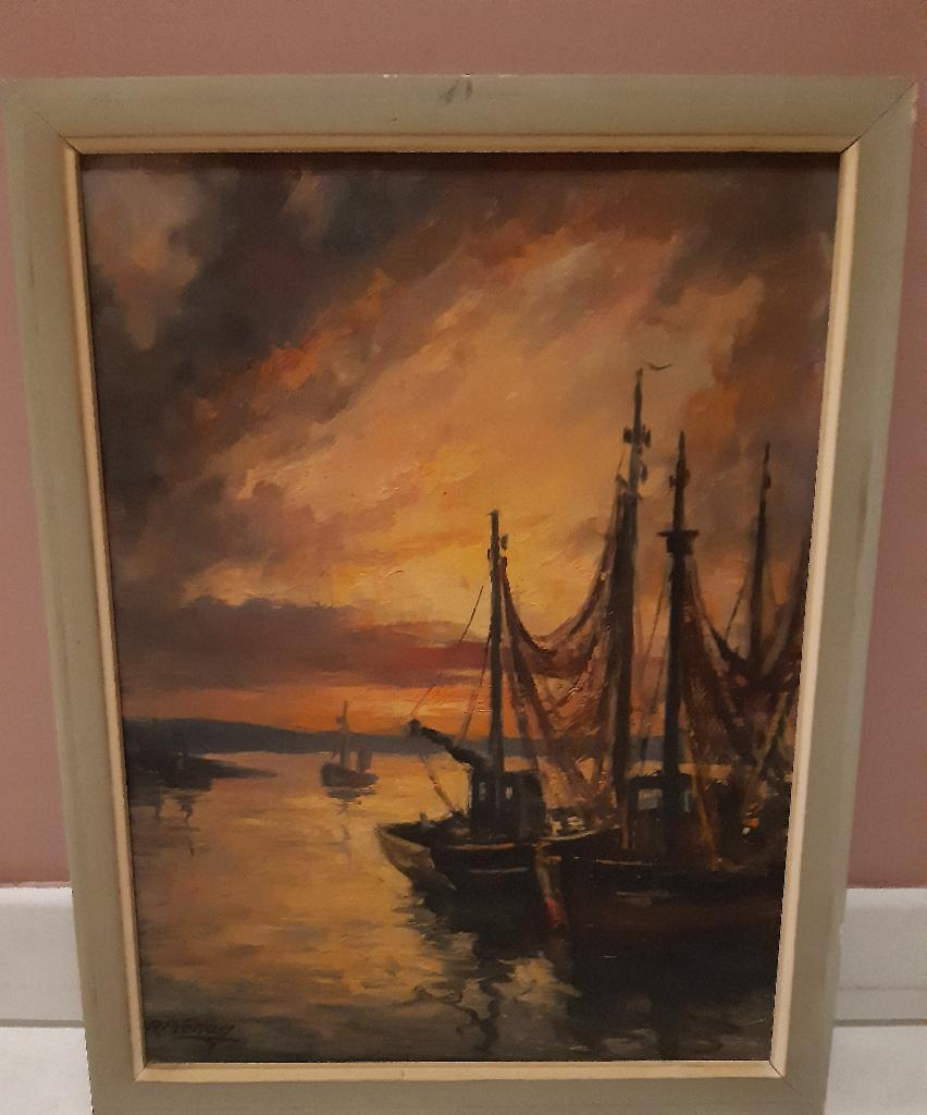 Olieverf Schilderij Robert Frenay, Ophalen
