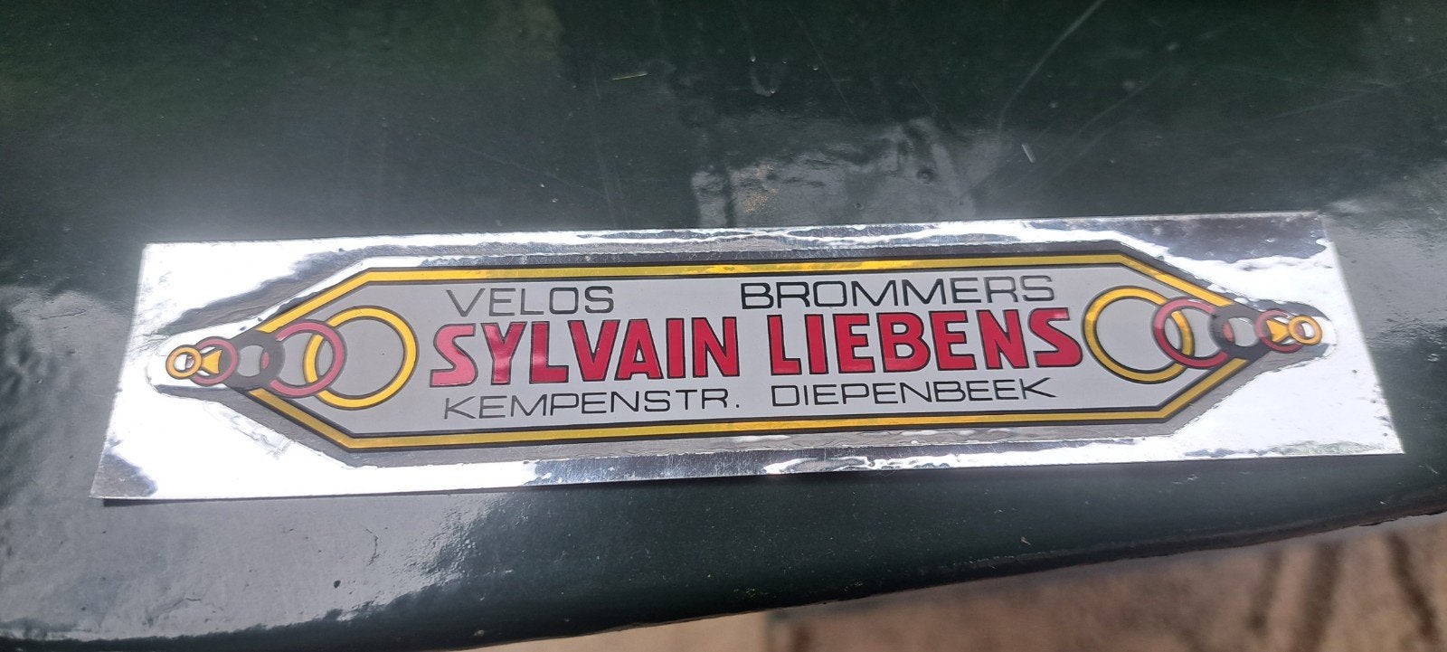 sticker velos brommers Liebens Diepenbeek, Ophalen of Verzenden