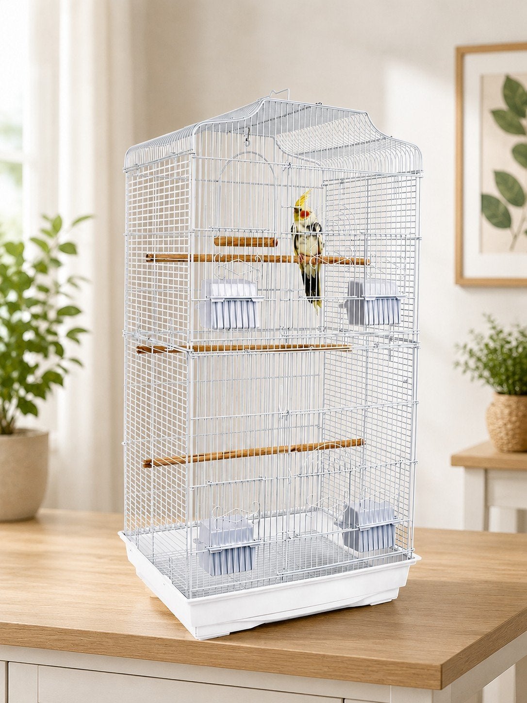 Vogelkooi Villa Wit - Winkel en Webshop, Ophalen, Vogelkooi