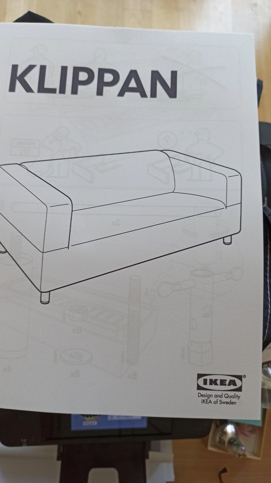 Klippan 2 zit zetel ikea, Maison & Meubles, Enlèvement