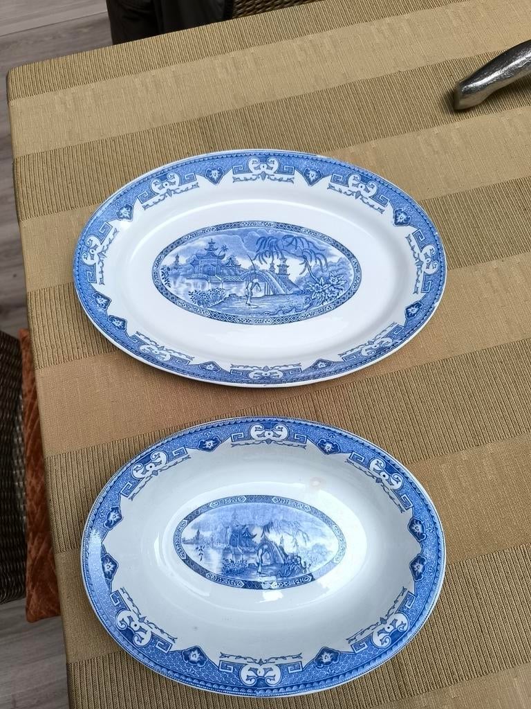 Twee Yeddo serveer schalen, Ophalen