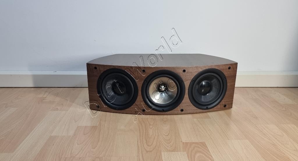 KEF IQ60C centerspeaker - American Walnut, Overige merken, Ophalen of Verzenden, Zo goed als nieuw, 120 watt of meer